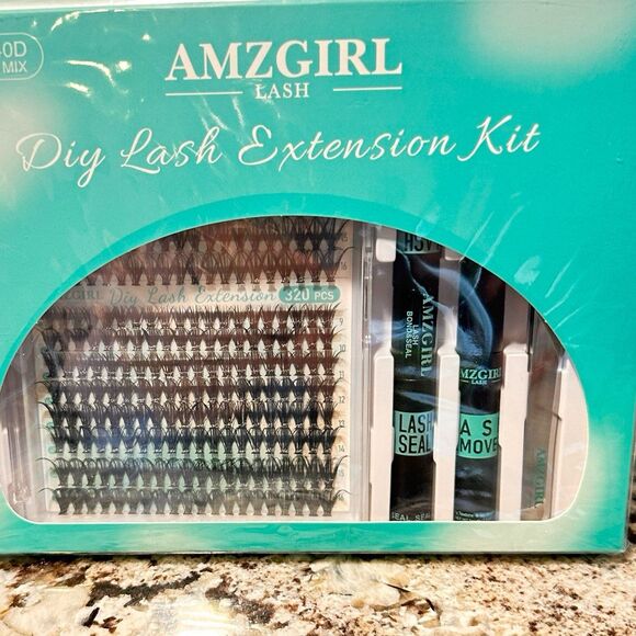 AMZGIRL Lash Extension Kit ,DIY Individual Lashes Clusters Kit - Picture 1 of 8